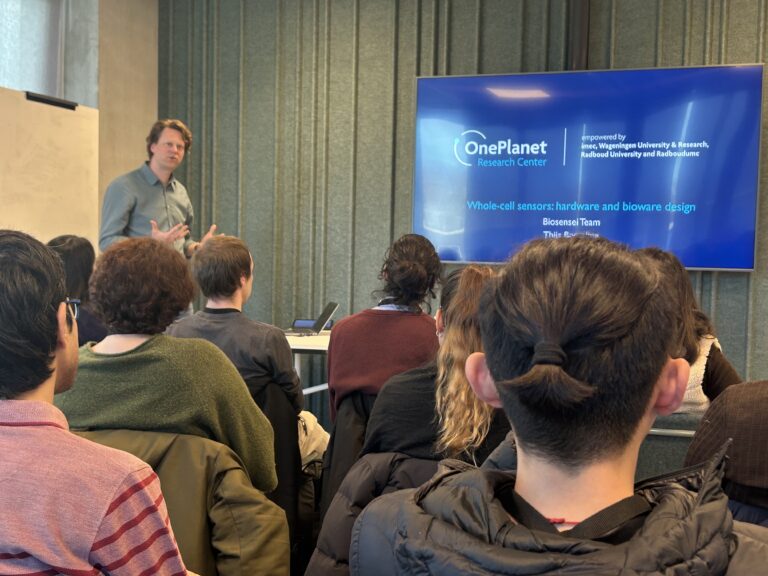 Thijs Besseling from OnePlanet Research Center Biosensei Team